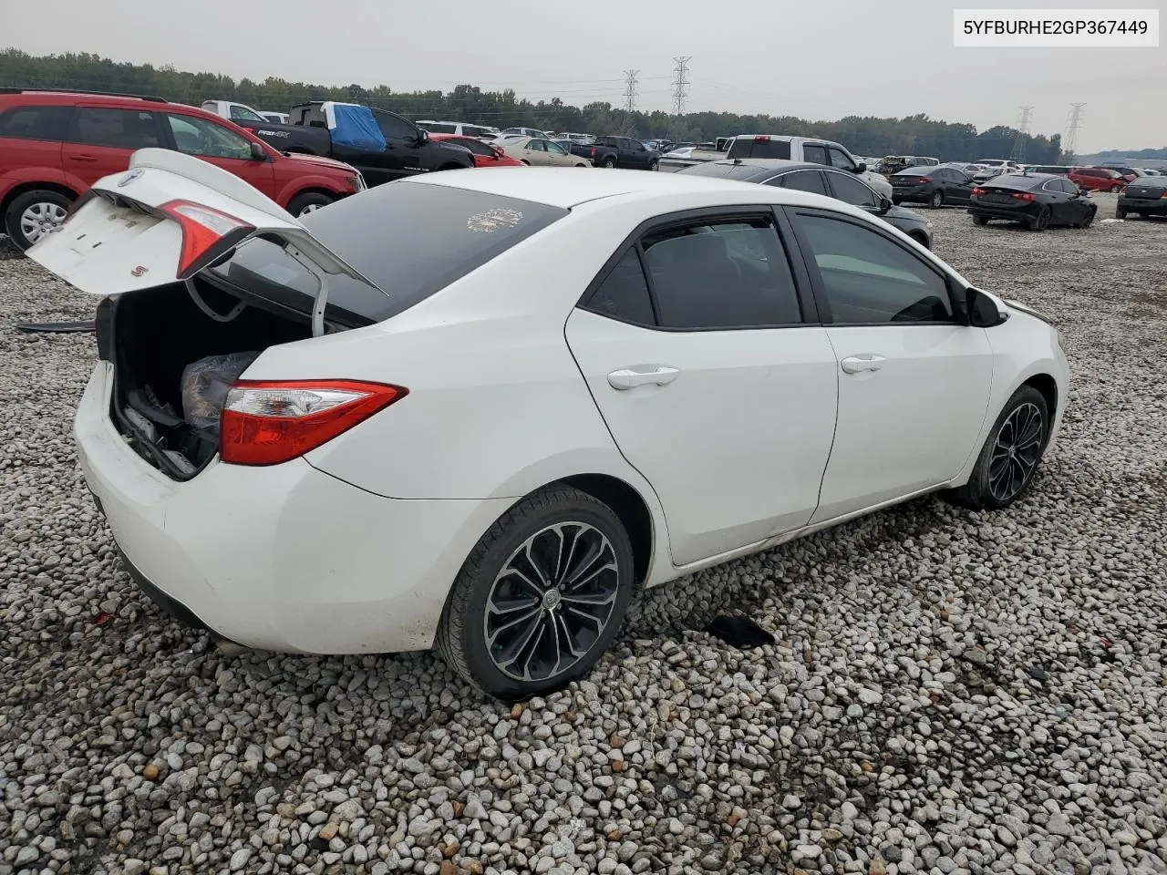 2016 Toyota Corolla L VIN: 5YFBURHE2GP367449 Lot: 77426444