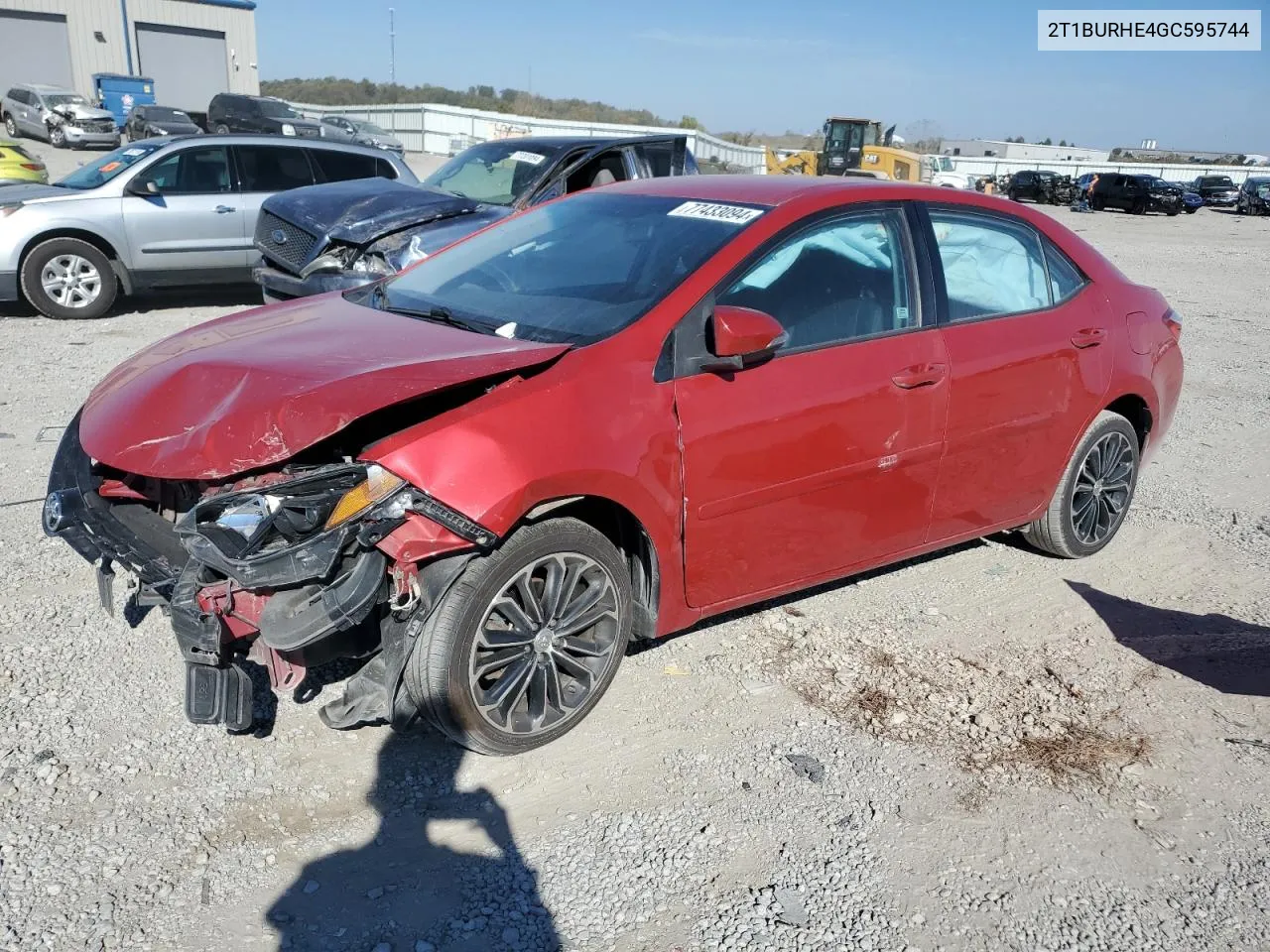 2T1BURHE4GC595744 2016 Toyota Corolla L