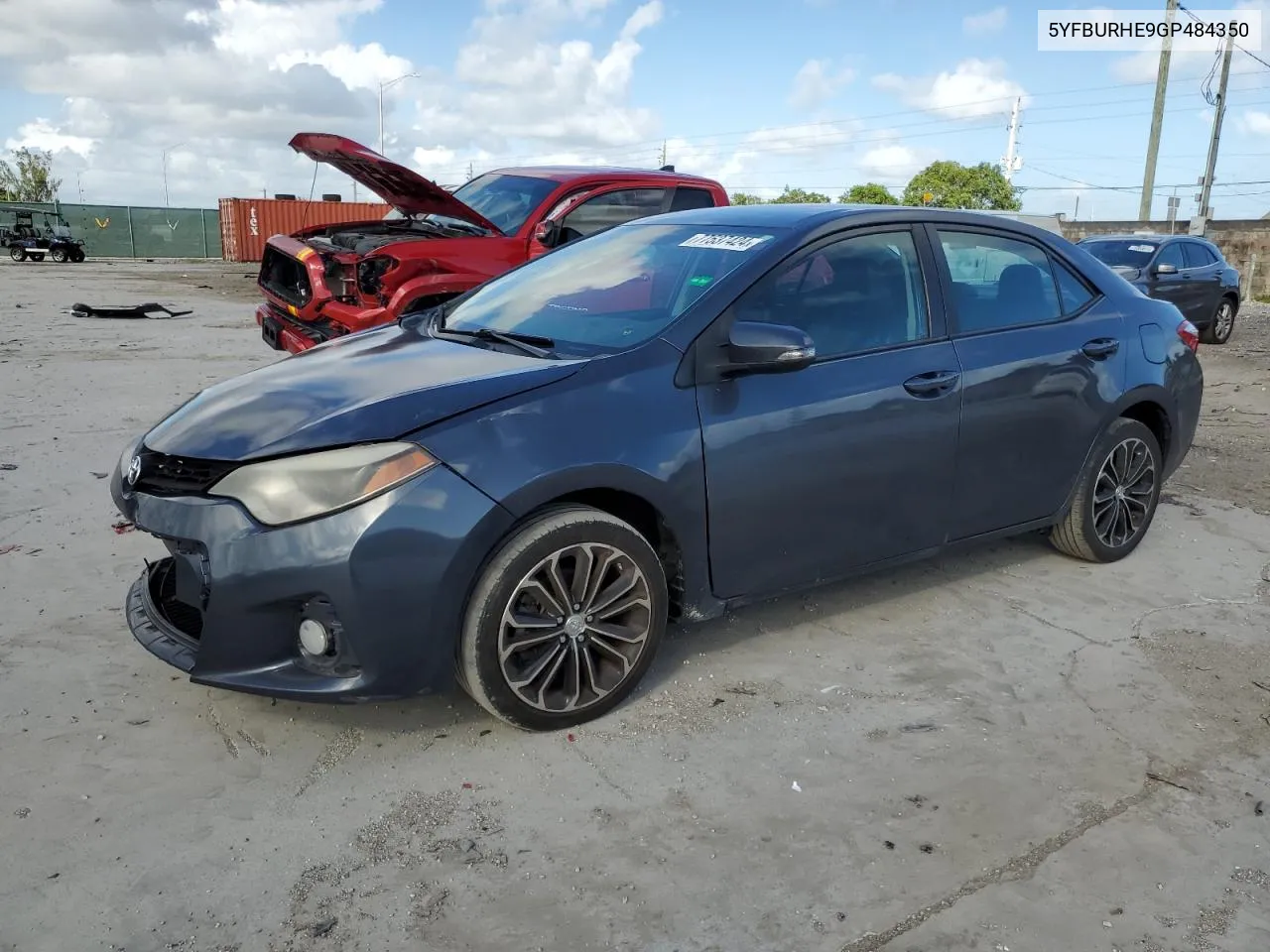 2016 Toyota Corolla L VIN: 5YFBURHE9GP484350 Lot: 77537424