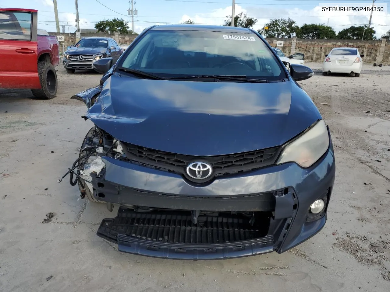 2016 Toyota Corolla L VIN: 5YFBURHE9GP484350 Lot: 77537424