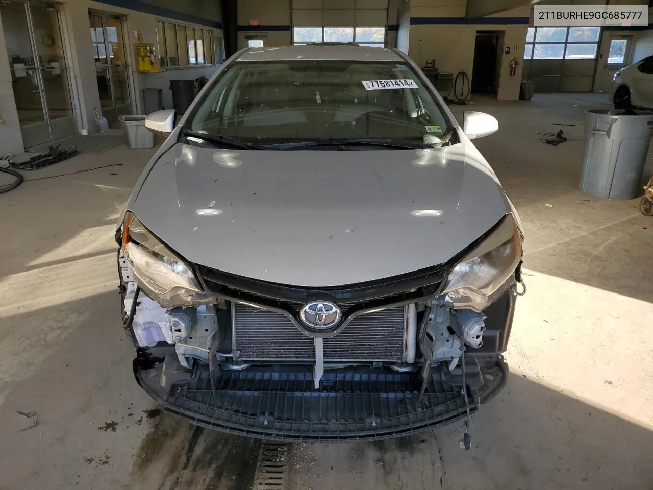 2016 Toyota Corolla L VIN: 2T1BURHE9GC685777 Lot: 77581414