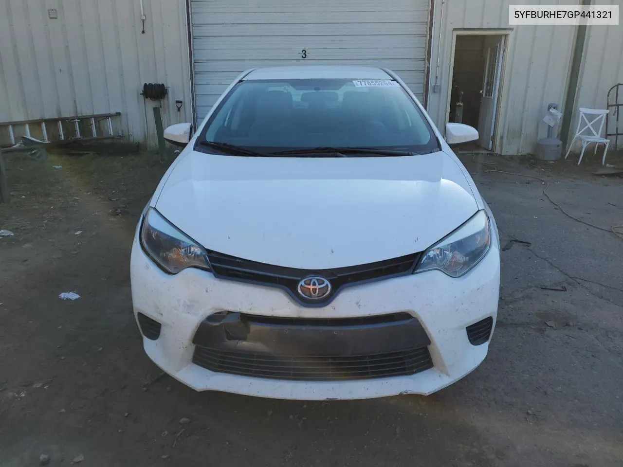 2016 Toyota Corolla L VIN: 5YFBURHE7GP441321 Lot: 77855264