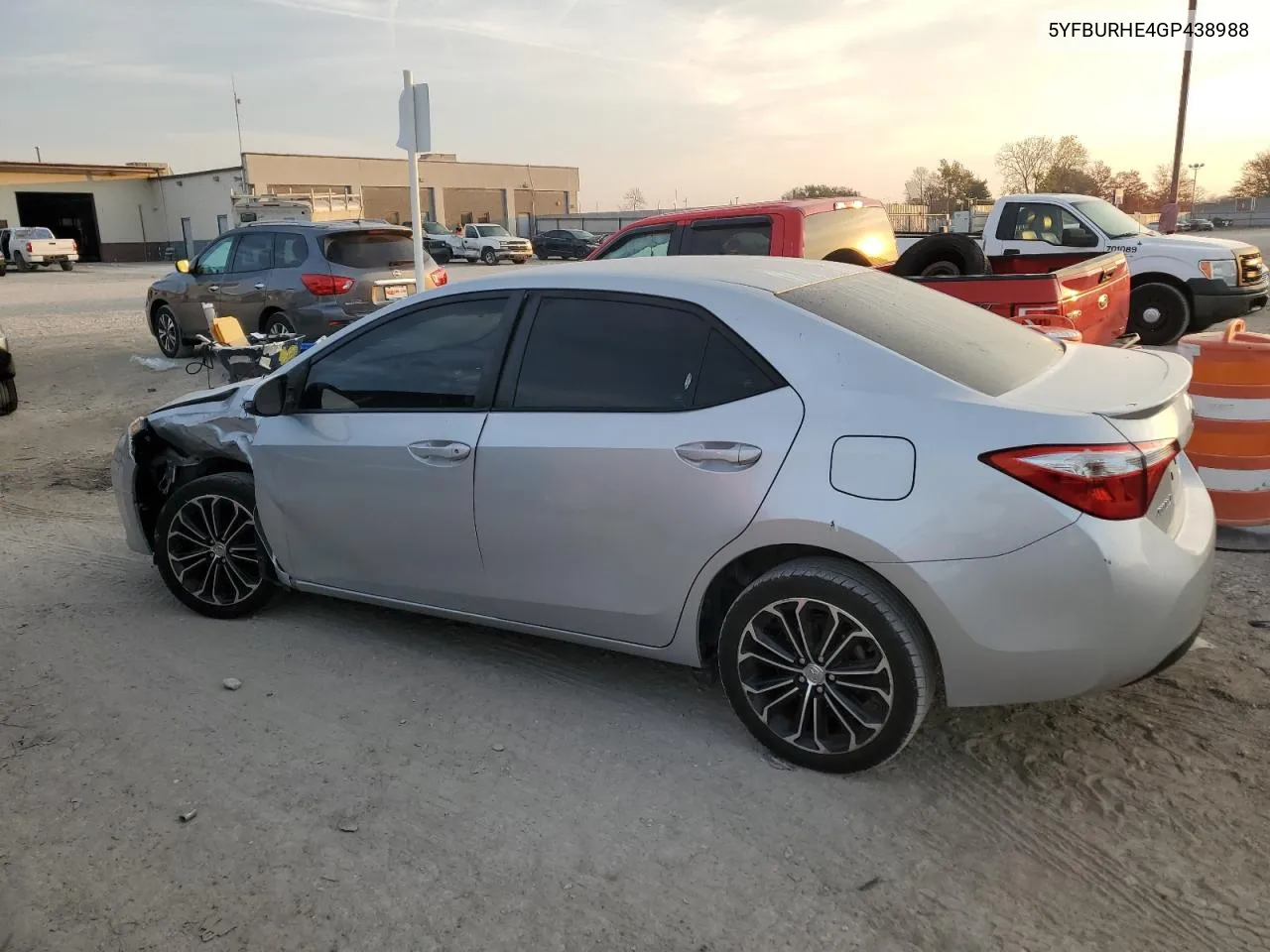 2016 Toyota Corolla L VIN: 5YFBURHE4GP438988 Lot: 78045714