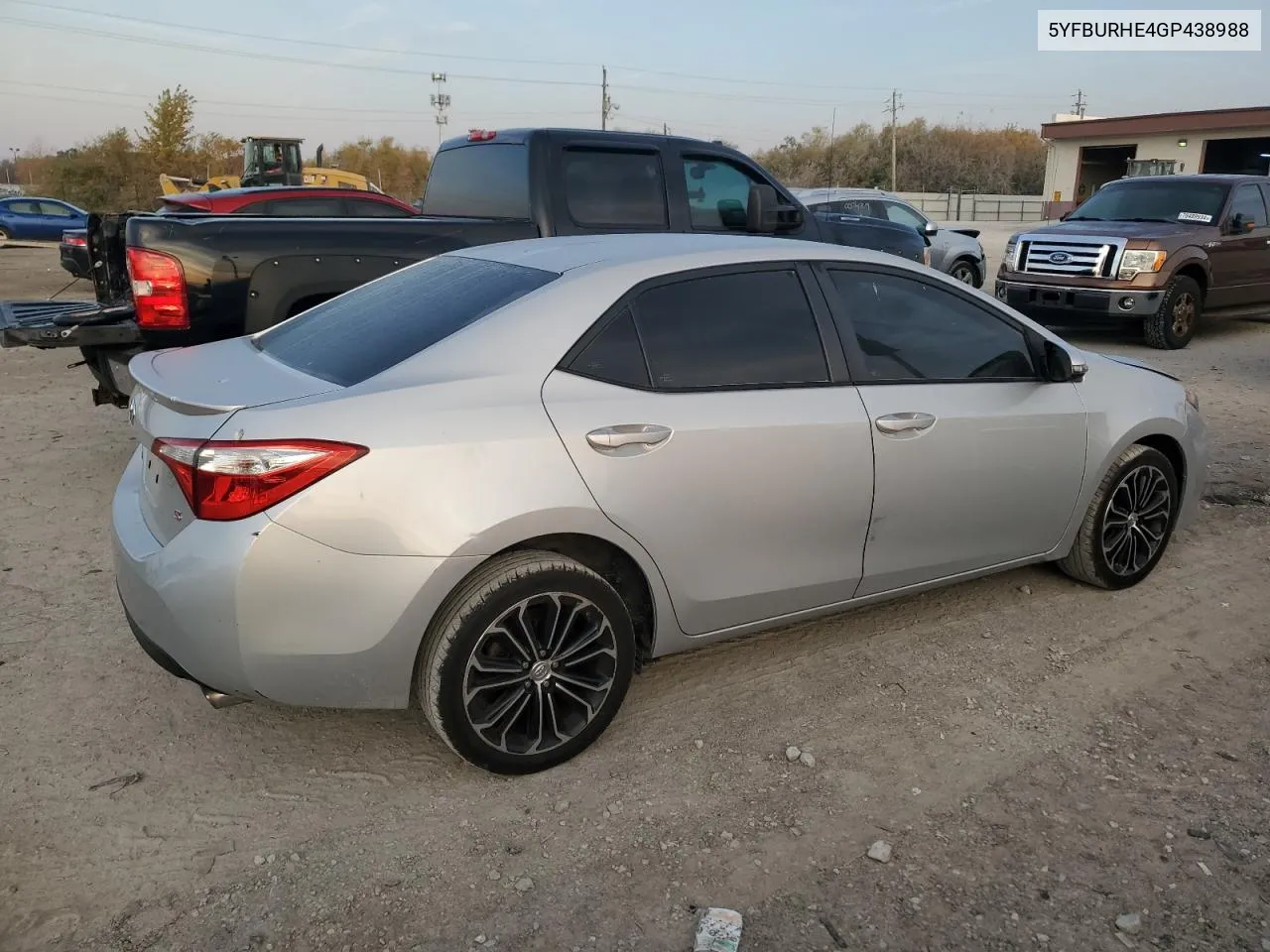 2016 Toyota Corolla L VIN: 5YFBURHE4GP438988 Lot: 78045714