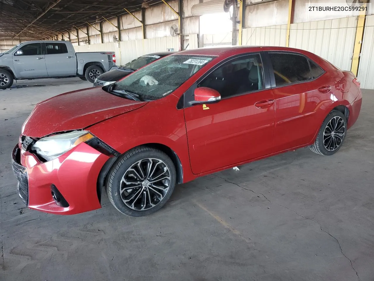 2016 Toyota Corolla L VIN: 2T1BURHE2GC599291 Lot: 78231204