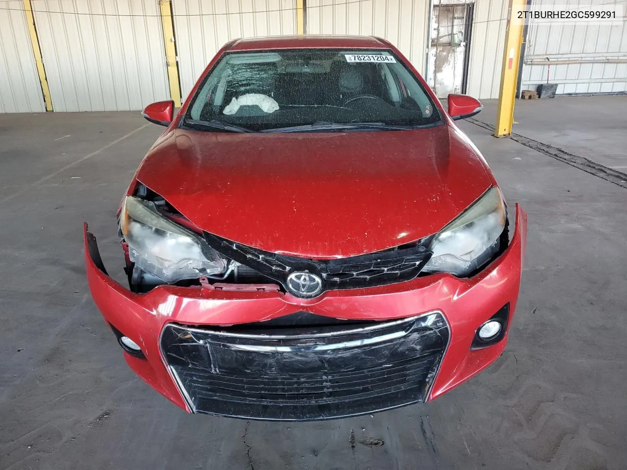 2016 Toyota Corolla L VIN: 2T1BURHE2GC599291 Lot: 78231204