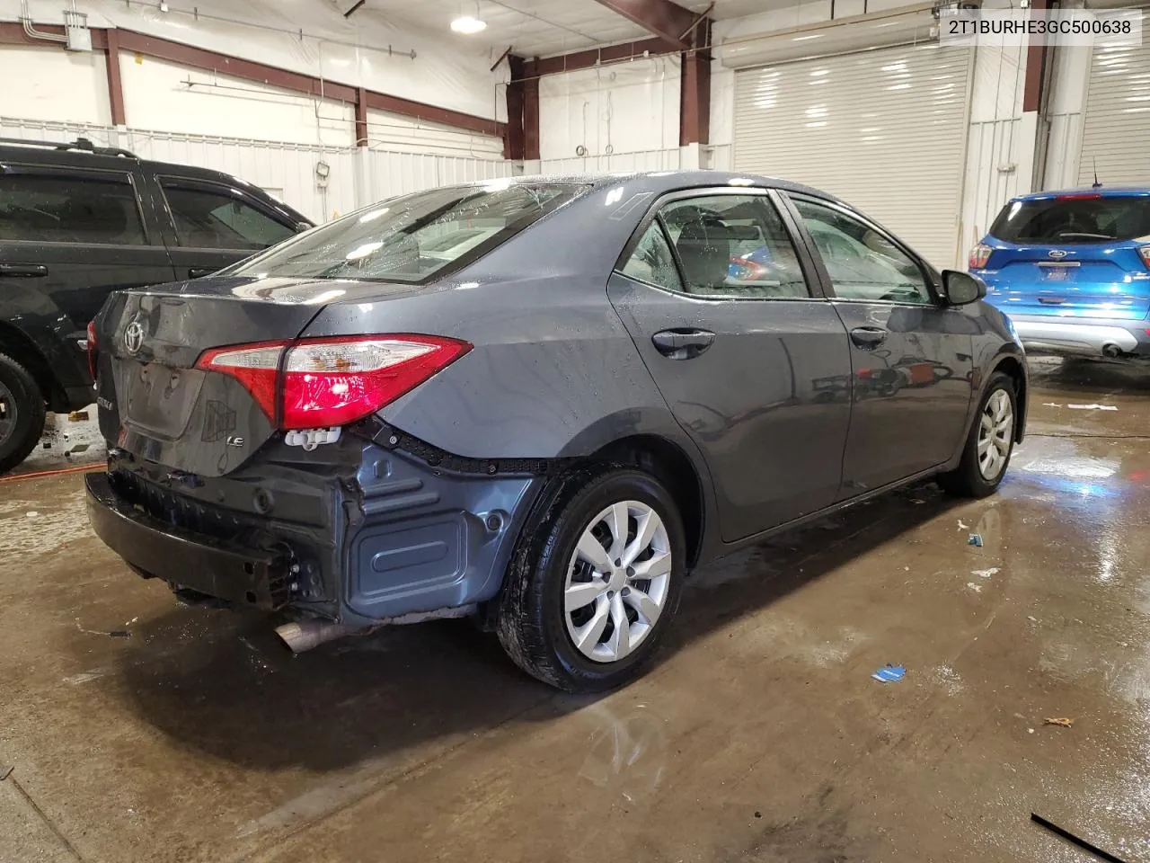 2016 Toyota Corolla L VIN: 2T1BURHE3GC500638 Lot: 78238914