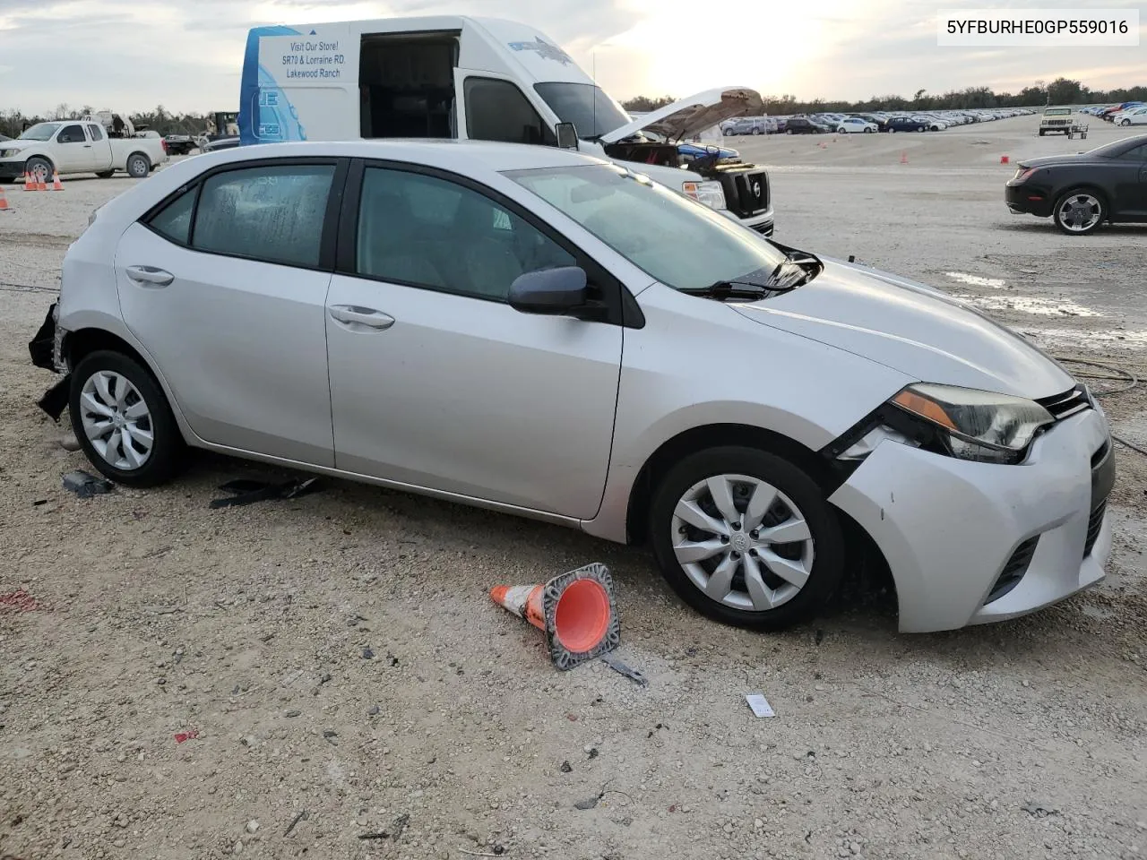 2016 Toyota Corolla L VIN: 5YFBURHE0GP559016 Lot: 78260534