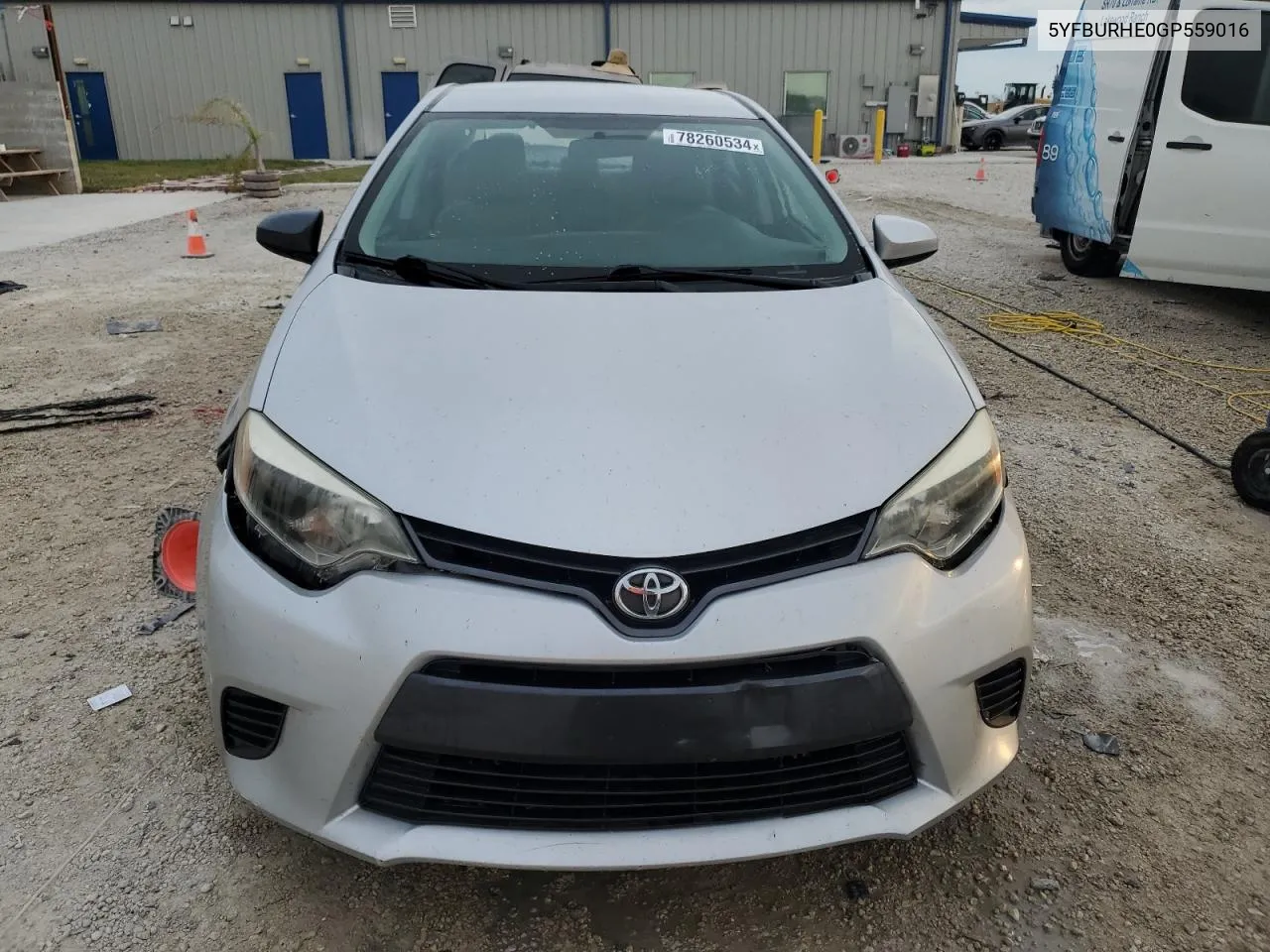 2016 Toyota Corolla L VIN: 5YFBURHE0GP559016 Lot: 78260534