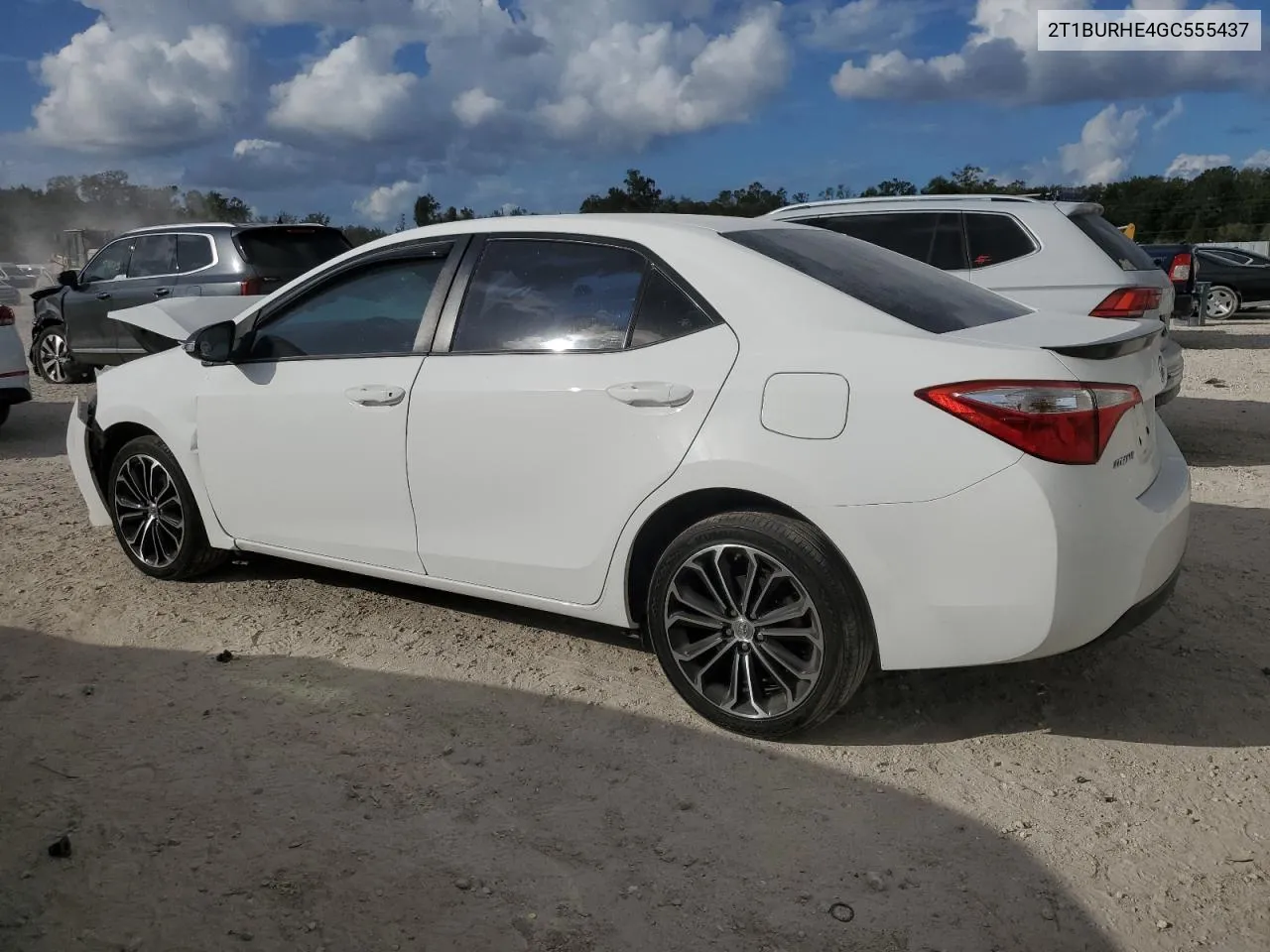 2016 Toyota Corolla L VIN: 2T1BURHE4GC555437 Lot: 78310104