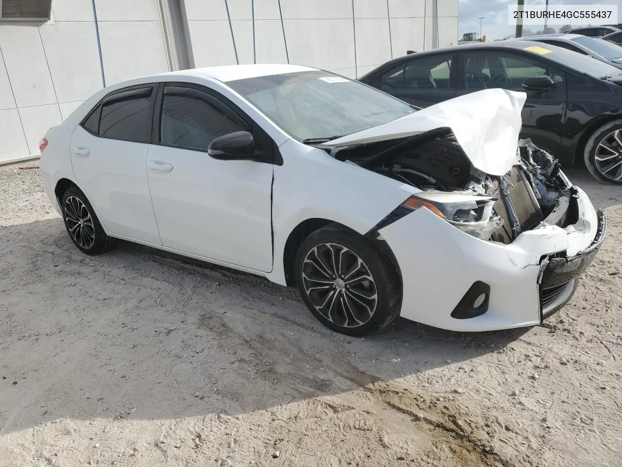 2016 Toyota Corolla L VIN: 2T1BURHE4GC555437 Lot: 78310104