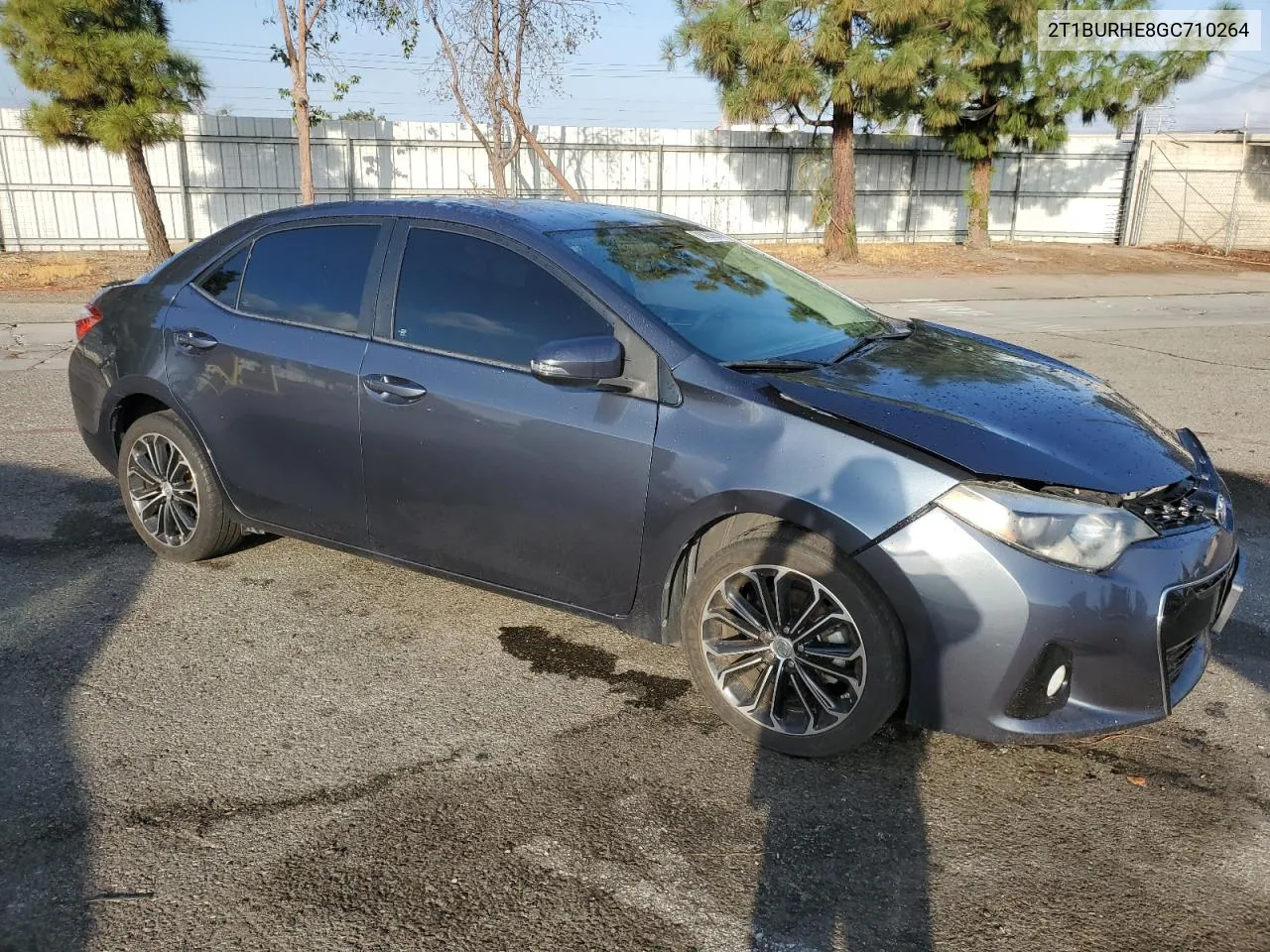 2016 Toyota Corolla L VIN: 2T1BURHE8GC710264 Lot: 78428094