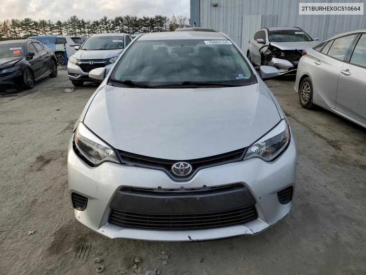 2T1BURHEXGC510664 2016 Toyota Corolla L