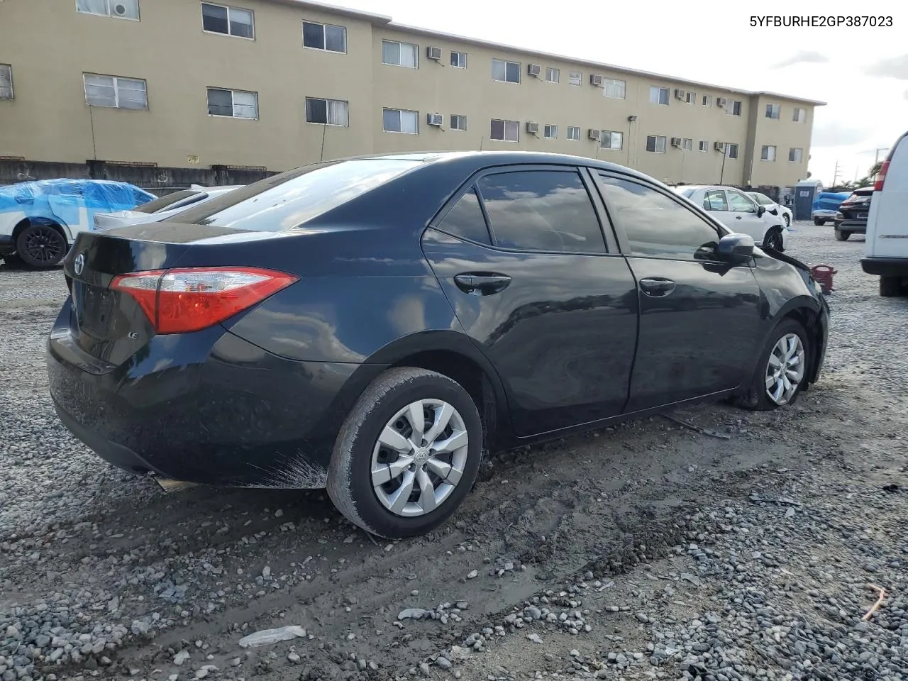 2016 Toyota Corolla L VIN: 5YFBURHE2GP387023 Lot: 78469364