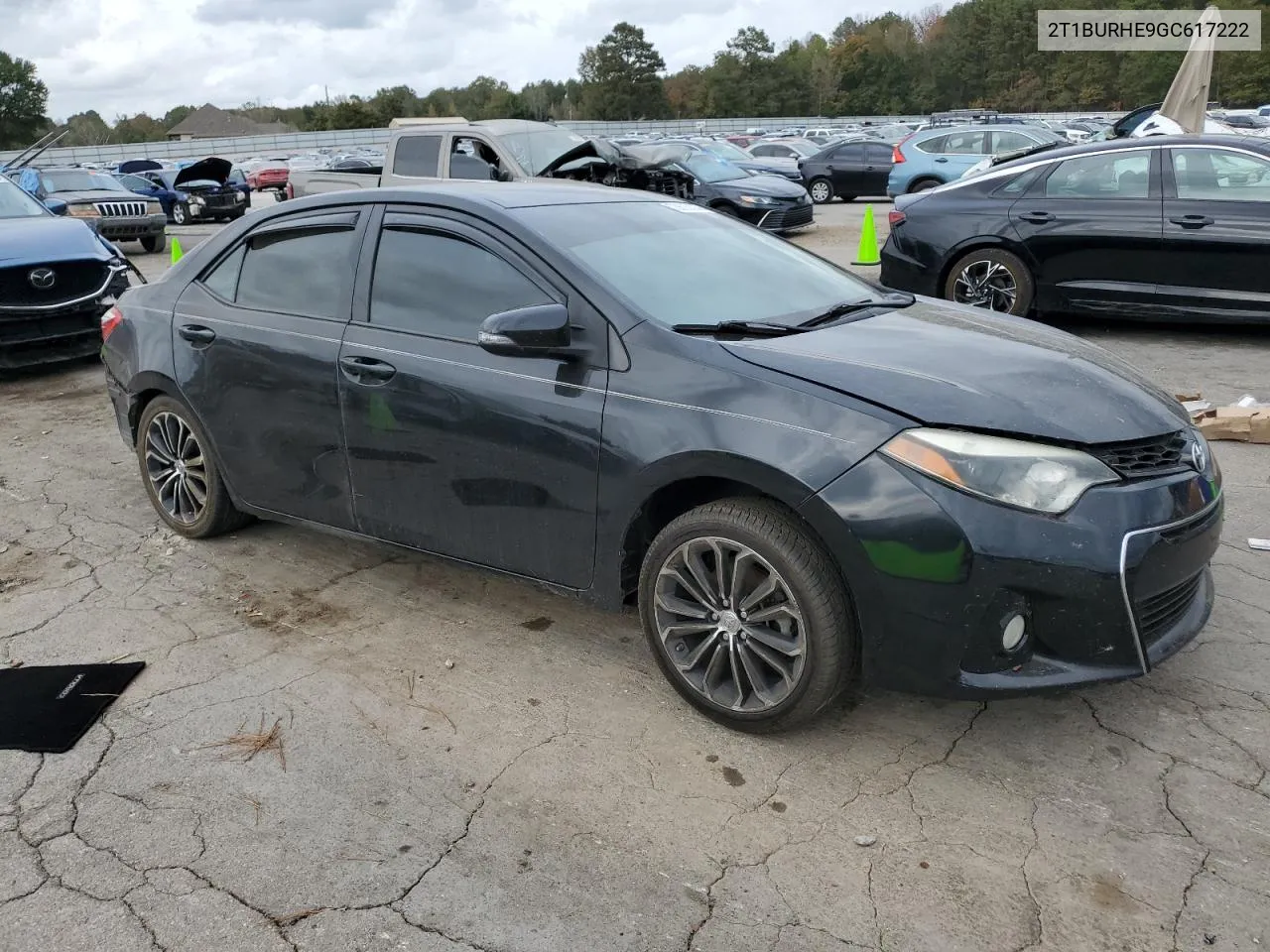 2016 Toyota Corolla L VIN: 2T1BURHE9GC617222 Lot: 78605824