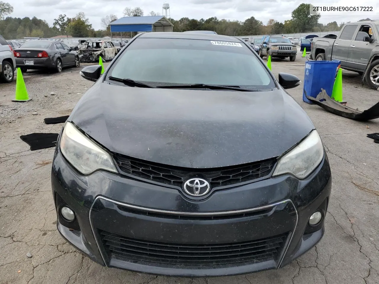 2016 Toyota Corolla L VIN: 2T1BURHE9GC617222 Lot: 78605824