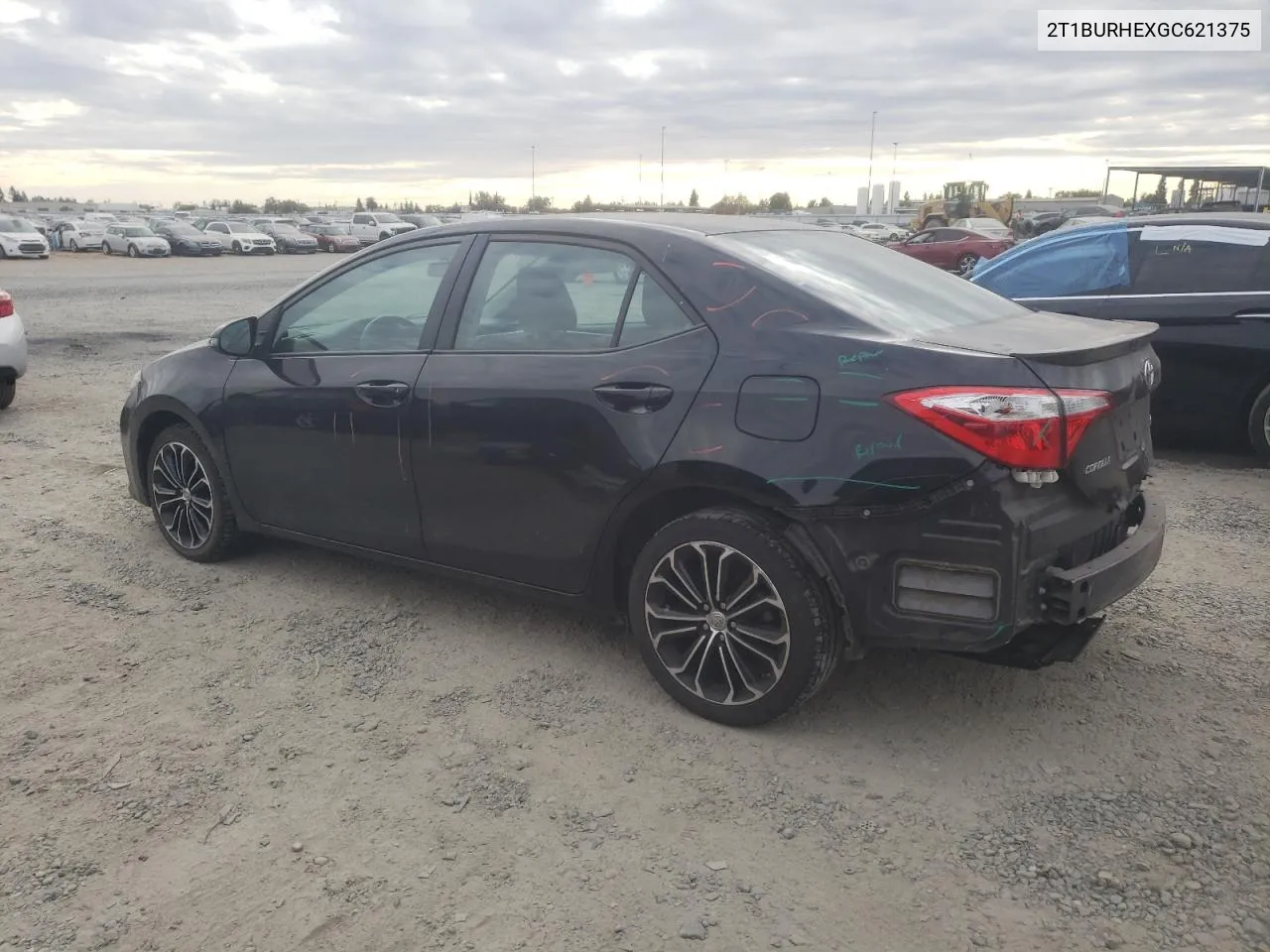 2016 Toyota Corolla L VIN: 2T1BURHEXGC621375 Lot: 78615734