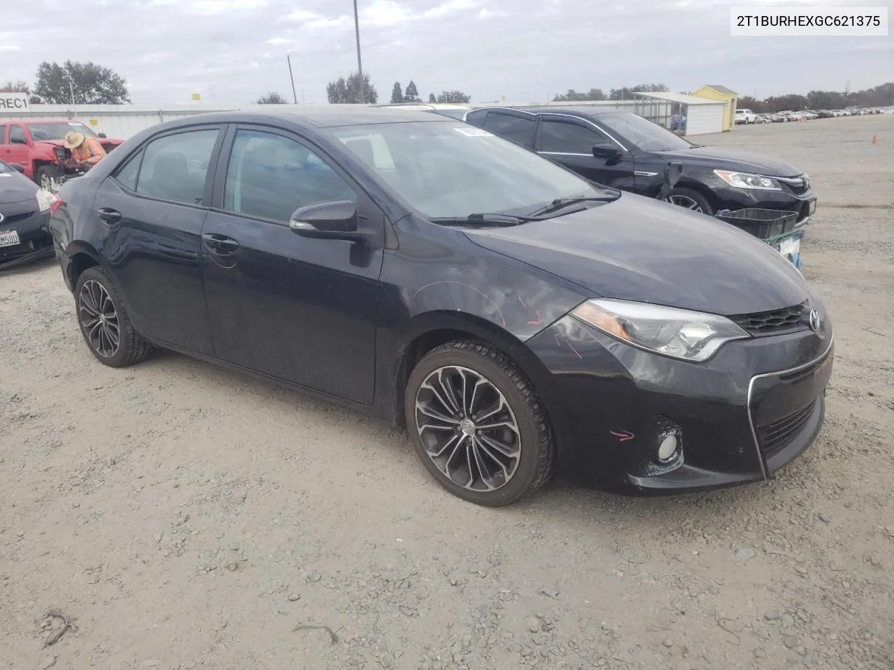 2016 Toyota Corolla L VIN: 2T1BURHEXGC621375 Lot: 78615734