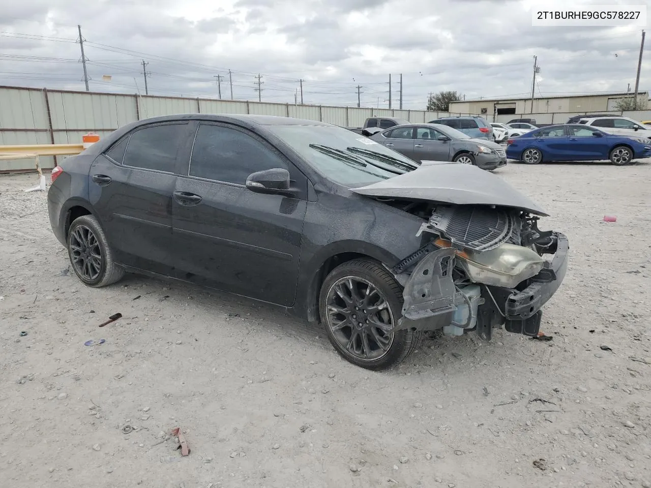 2016 Toyota Corolla L VIN: 2T1BURHE9GC578227 Lot: 78651984