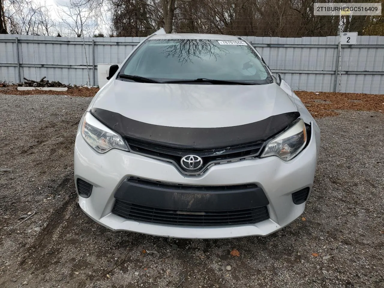 2016 Toyota Corolla L VIN: 2T1BURHE2GC516409 Lot: 78701944