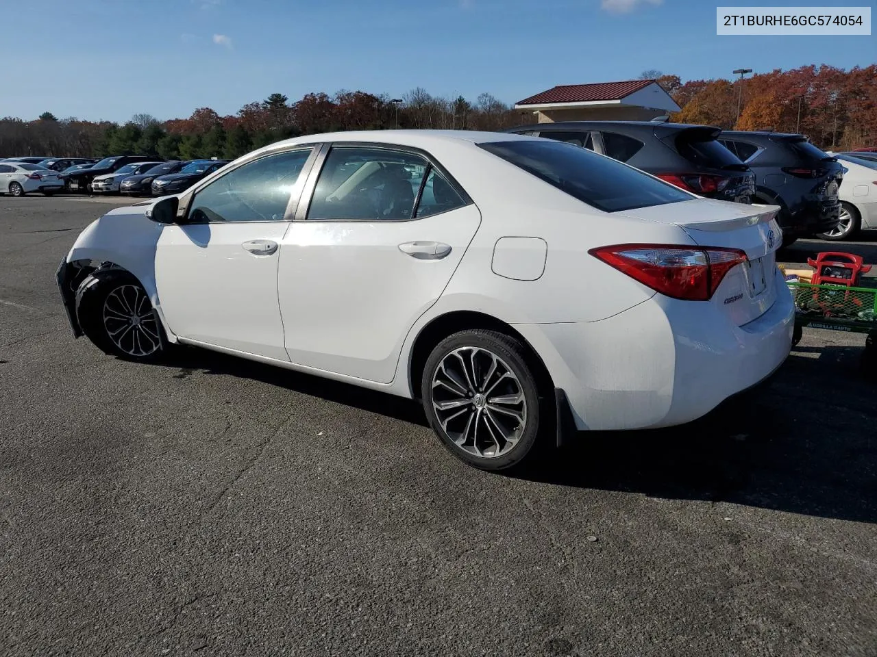 2016 Toyota Corolla L VIN: 2T1BURHE6GC574054 Lot: 78703014