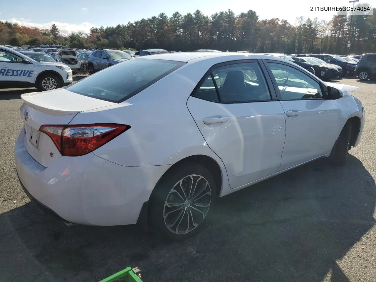 2016 Toyota Corolla L VIN: 2T1BURHE6GC574054 Lot: 78703014