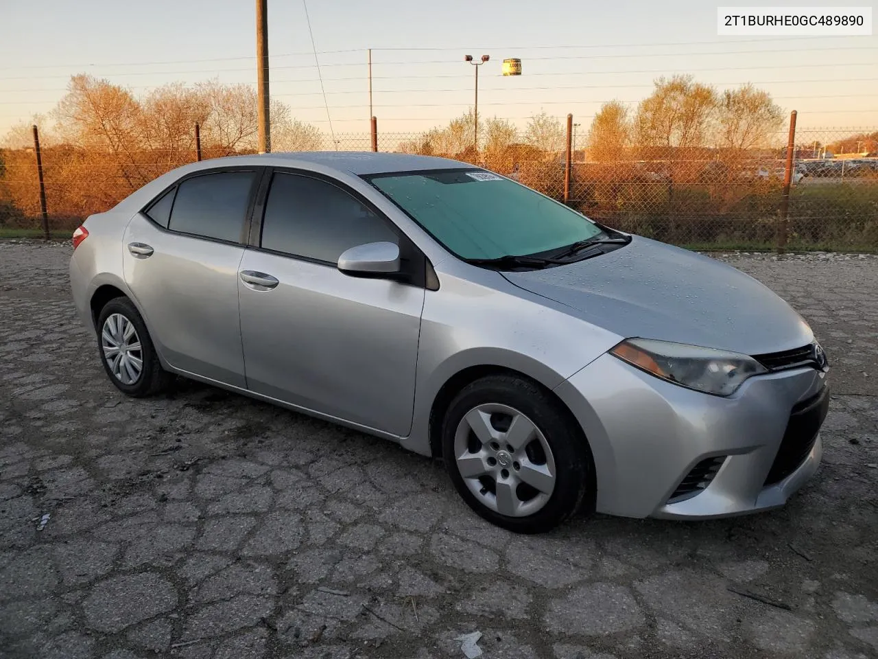 2016 Toyota Corolla L VIN: 2T1BURHE0GC489890 Lot: 78839594