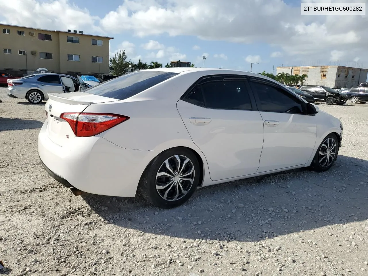 2016 Toyota Corolla L VIN: 2T1BURHE1GC500282 Lot: 78869154