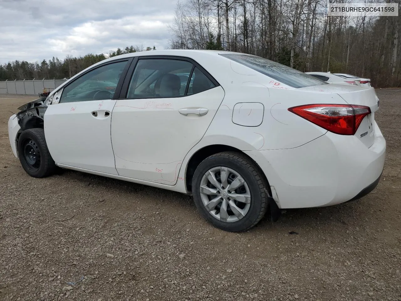 2016 Toyota Corolla L VIN: 2T1BURHE9GC641598 Lot: 79129064