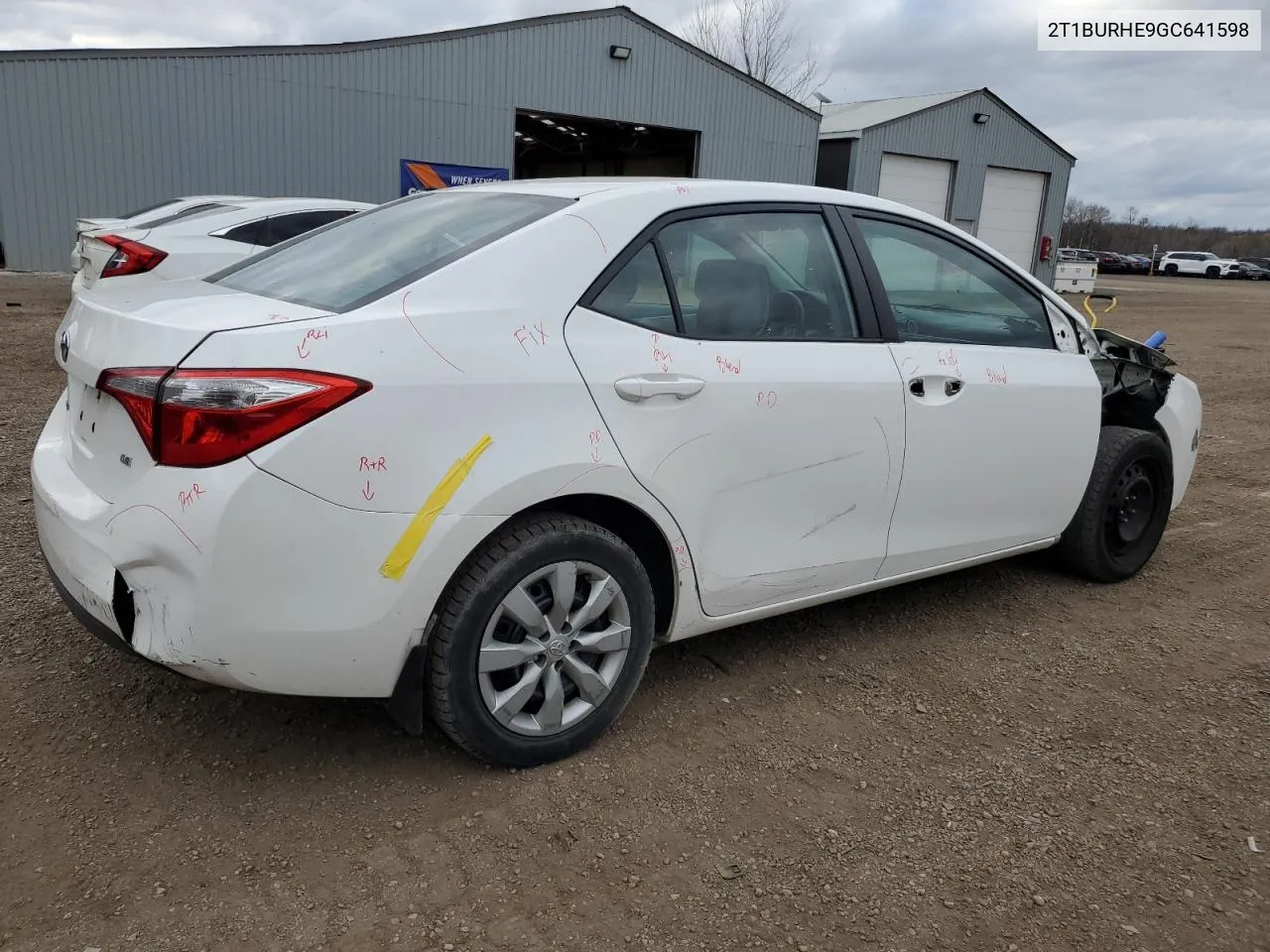 2016 Toyota Corolla L VIN: 2T1BURHE9GC641598 Lot: 79129064