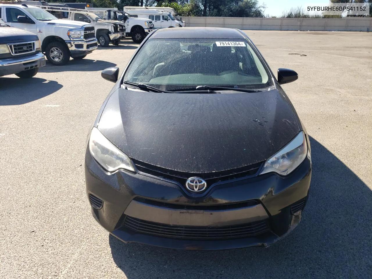 2016 Toyota Corolla L VIN: 5YFBURHE6GP541152 Lot: 79141364