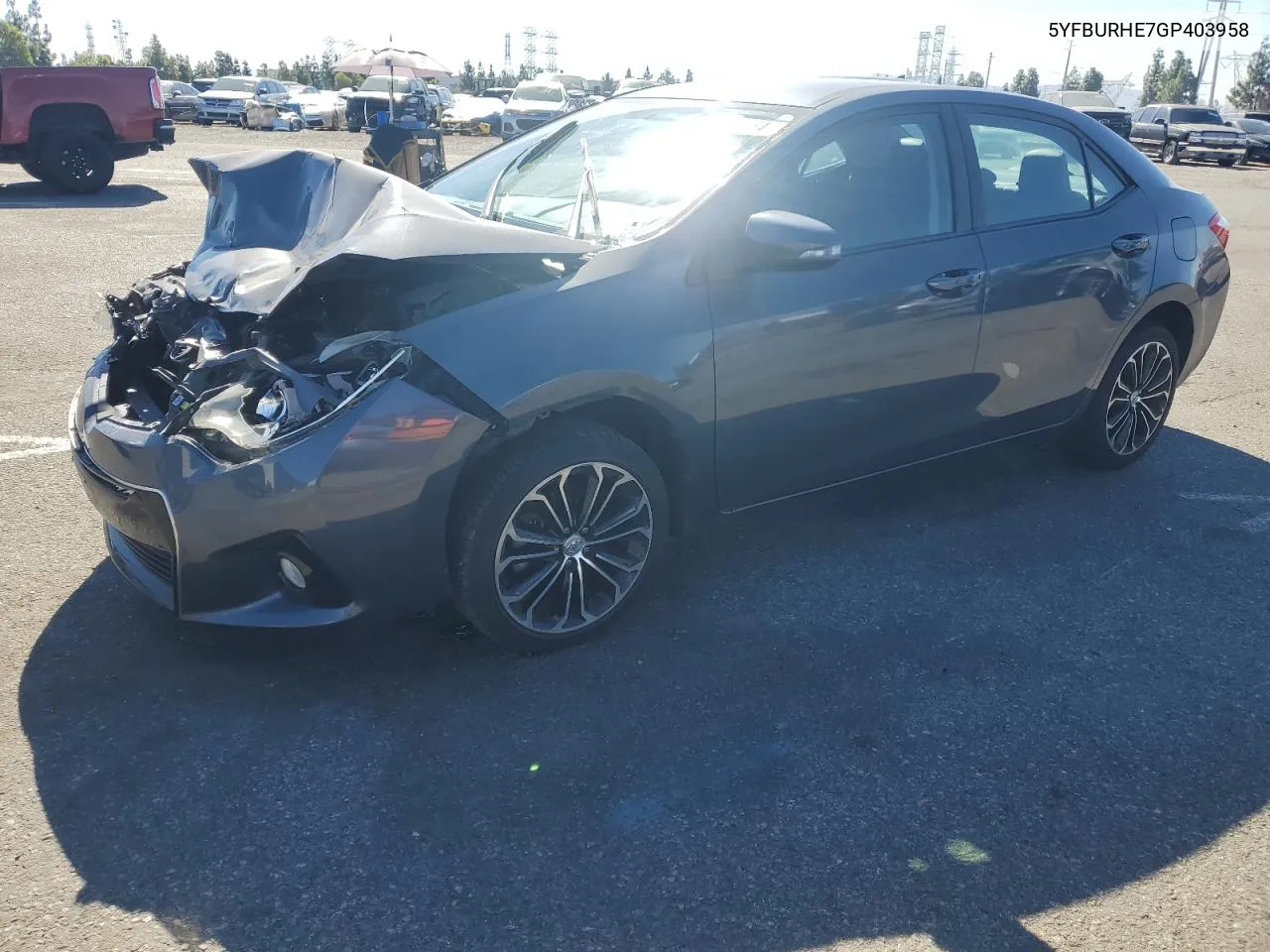 5YFBURHE7GP403958 2016 Toyota Corolla L