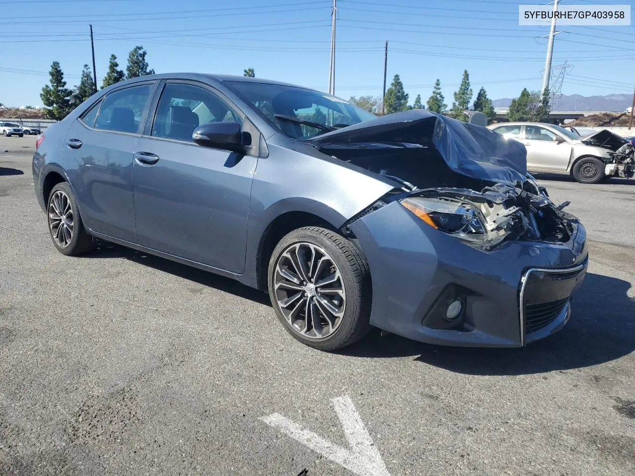 5YFBURHE7GP403958 2016 Toyota Corolla L