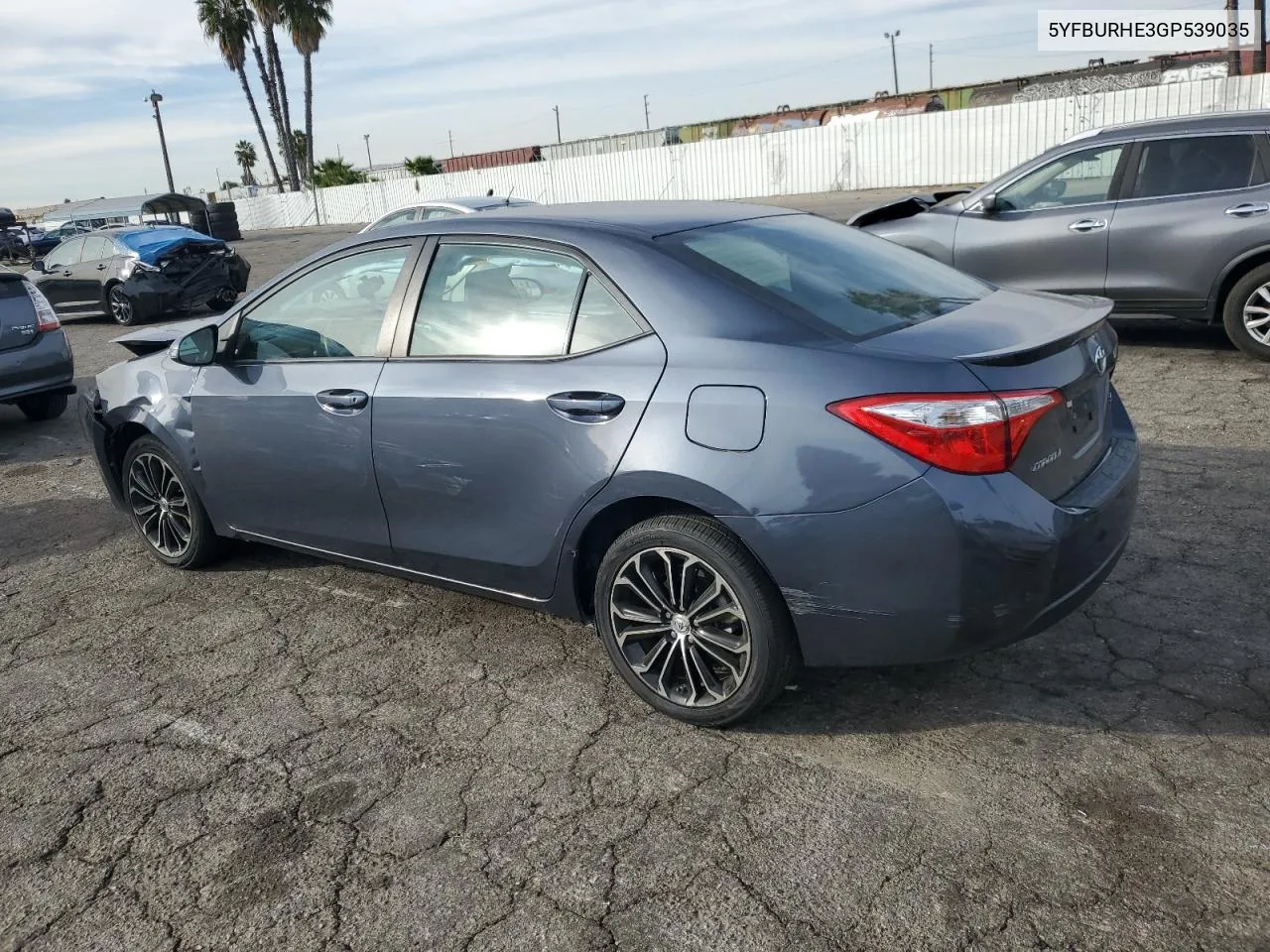 2016 Toyota Corolla L VIN: 5YFBURHE3GP539035 Lot: 79220744