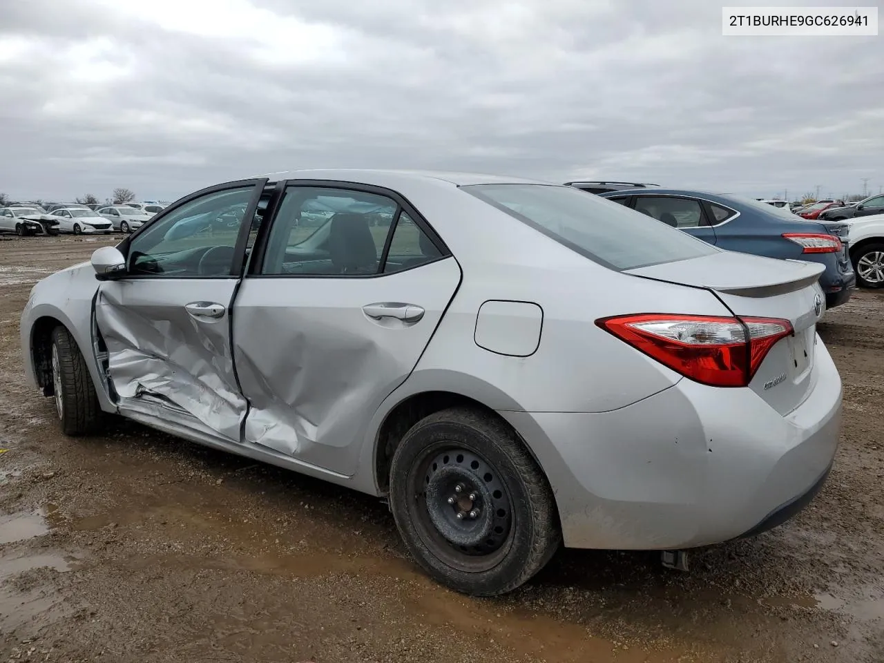 2016 Toyota Corolla L VIN: 2T1BURHE9GC626941 Lot: 79273994