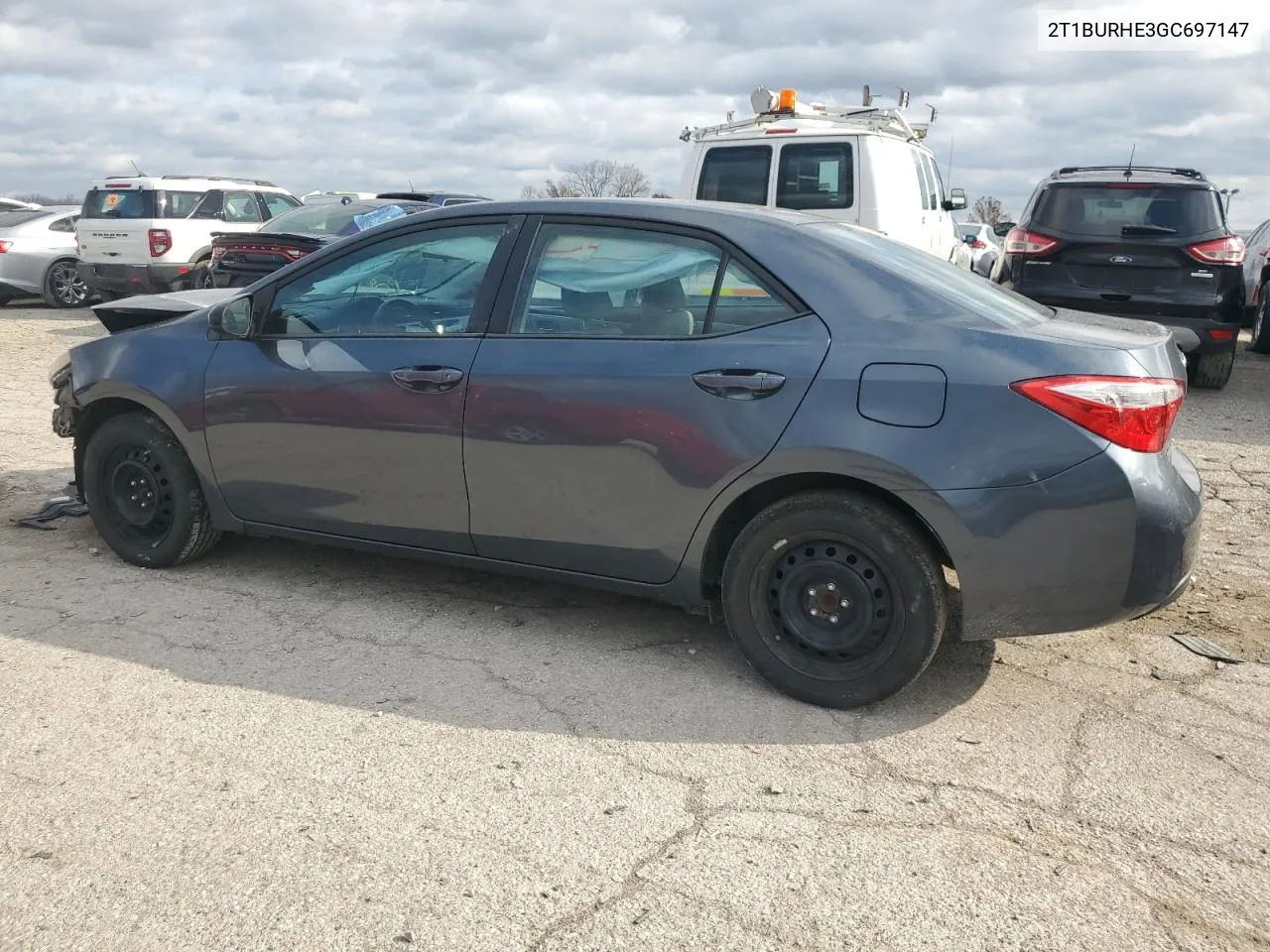 2016 Toyota Corolla L VIN: 2T1BURHE3GC697147 Lot: 79330394