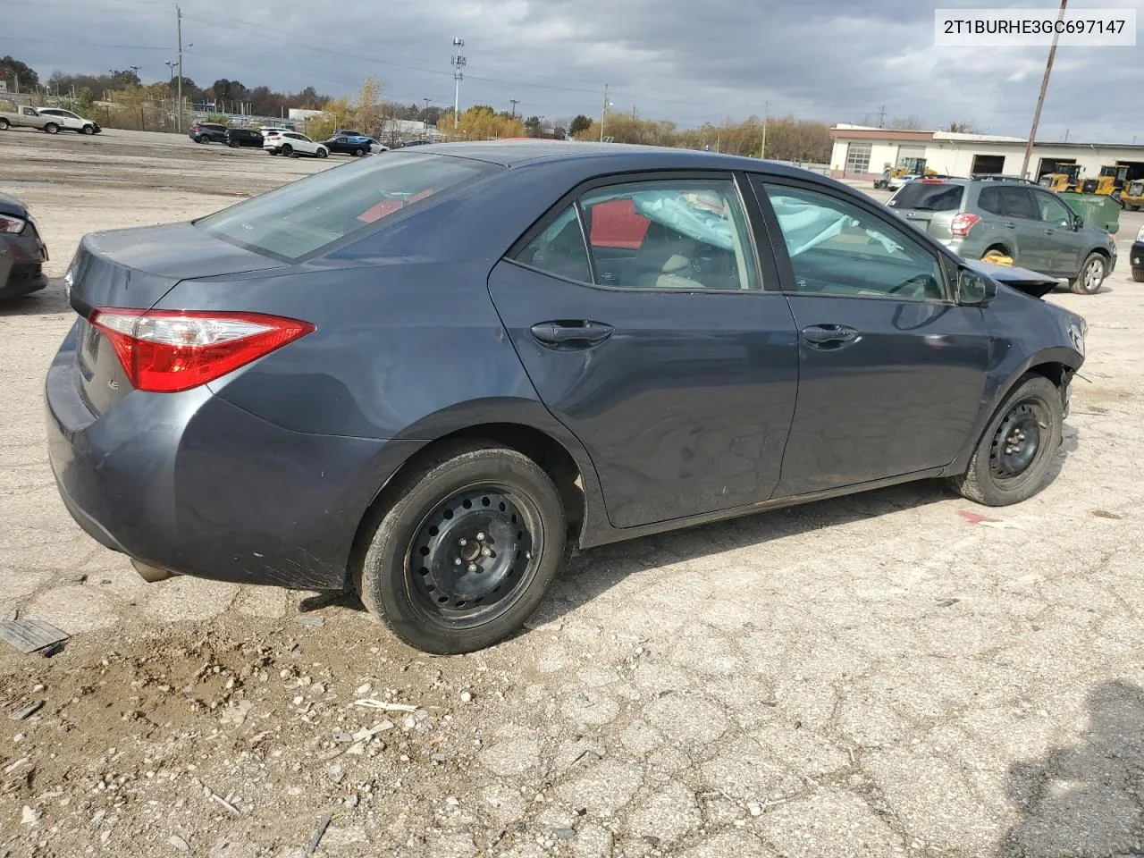 2016 Toyota Corolla L VIN: 2T1BURHE3GC697147 Lot: 79330394