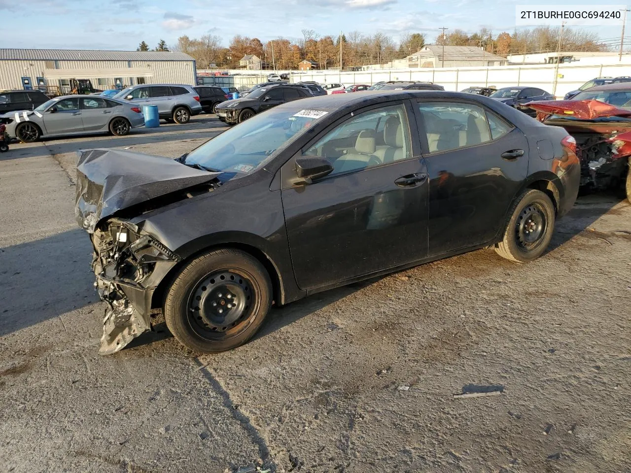 2T1BURHE0GC694240 2016 Toyota Corolla L