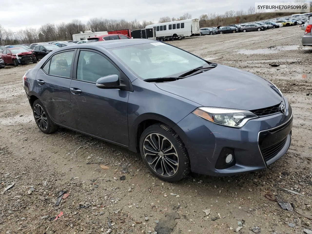 2016 Toyota Corolla L VIN: 5YFBURHE7GP509956 Lot: 79435214