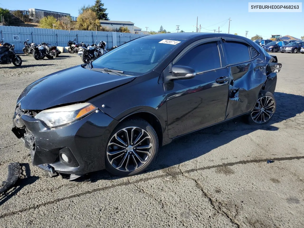 2016 Toyota Corolla L VIN: 5YFBURHE0GP468263 Lot: 79456714