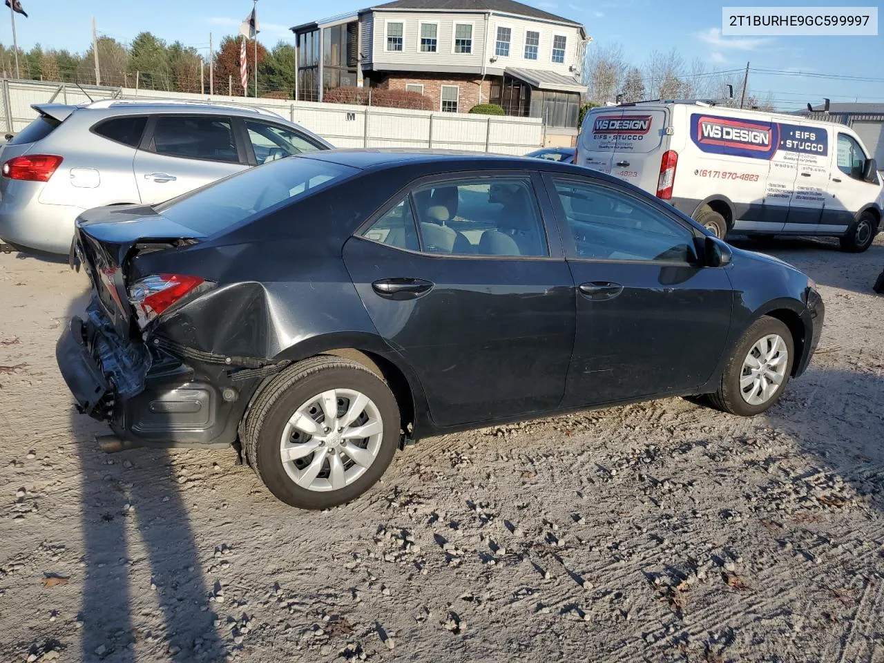 2016 Toyota Corolla L VIN: 2T1BURHE9GC599997 Lot: 79482644