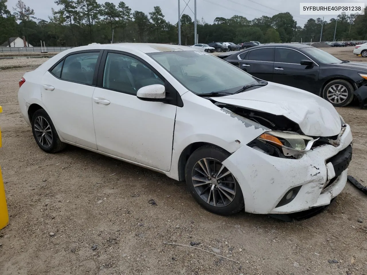 2016 Toyota Corolla L VIN: 5YFBURHE4GP381238 Lot: 79483974