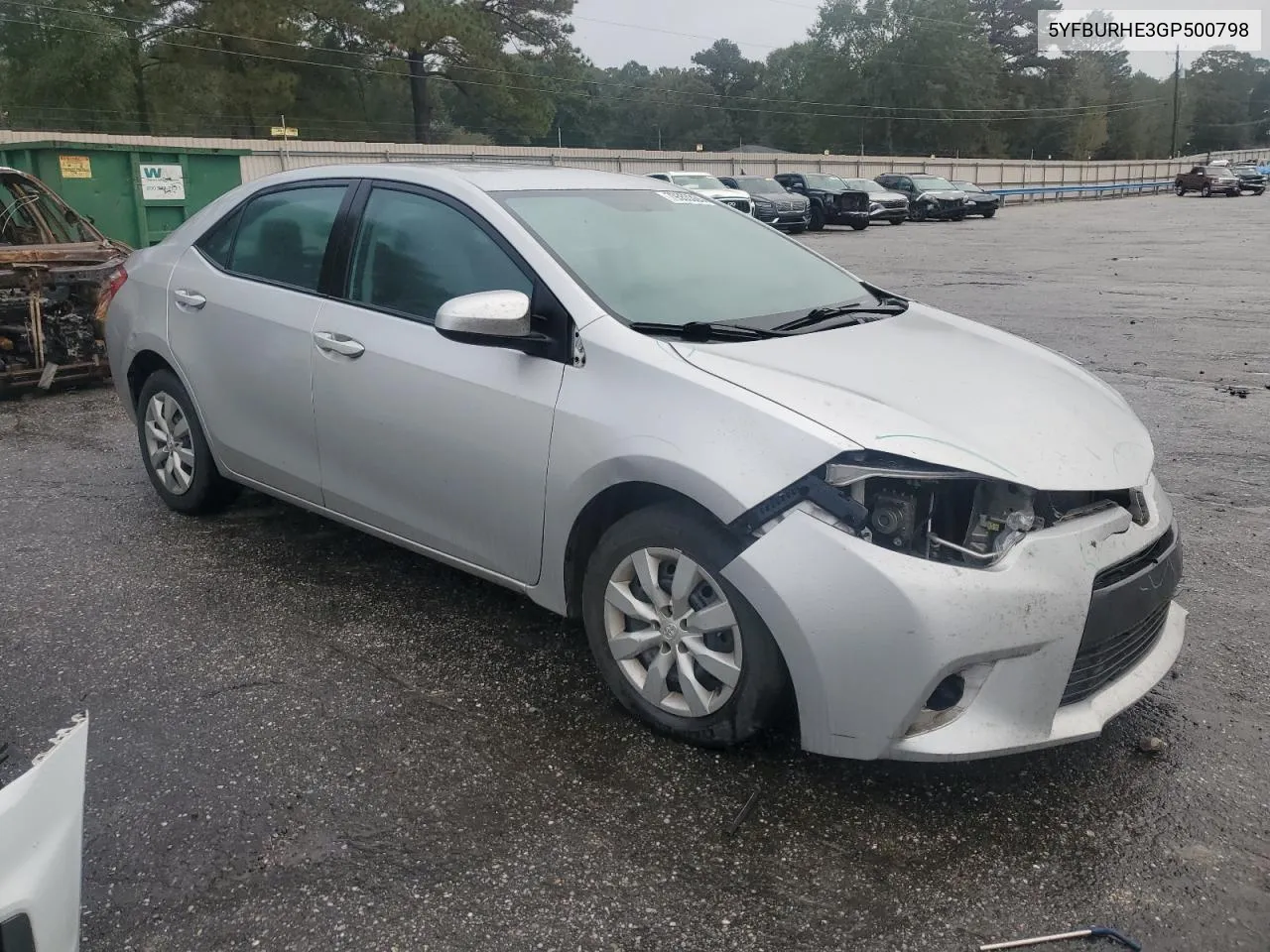 5YFBURHE3GP500798 2016 Toyota Corolla L