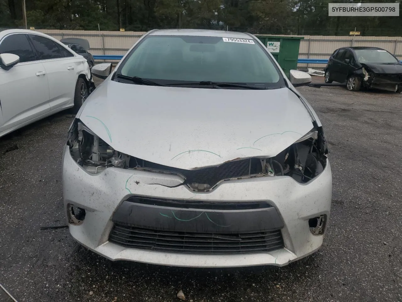 5YFBURHE3GP500798 2016 Toyota Corolla L