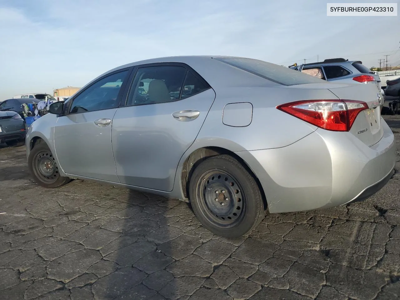 2016 Toyota Corolla L VIN: 5YFBURHE0GP423310 Lot: 79574334