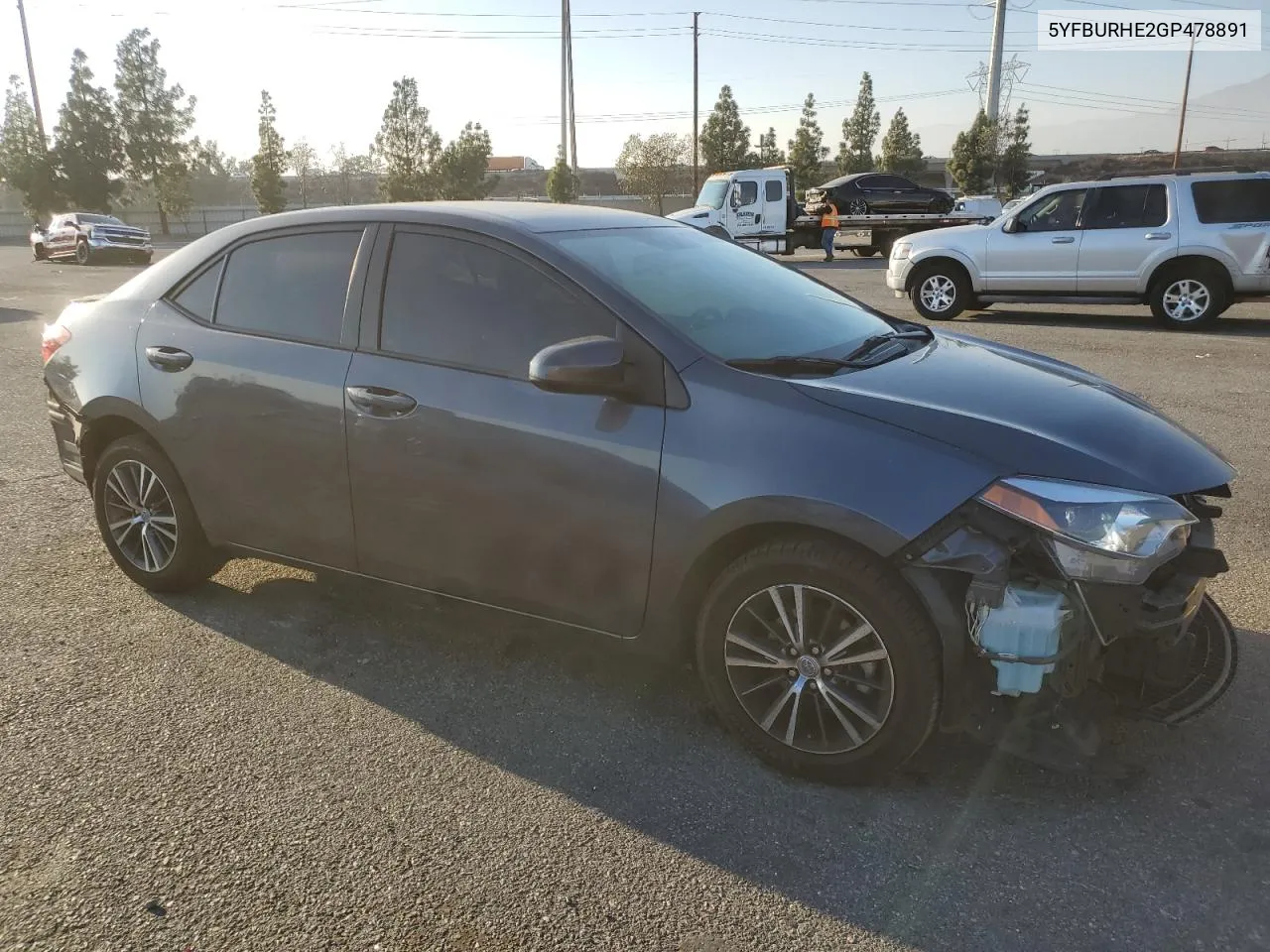 2016 Toyota Corolla L VIN: 5YFBURHE2GP478891 Lot: 79640214