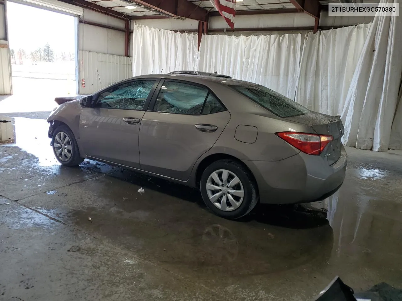 2016 Toyota Corolla L VIN: 2T1BURHEXGC570380 Lot: 79735004