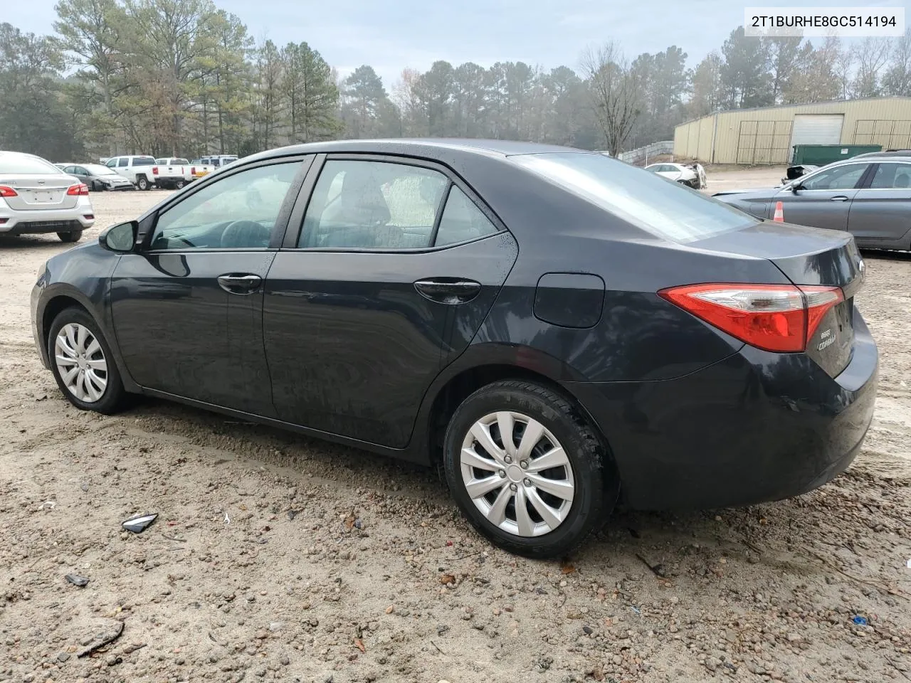 2016 Toyota Corolla L VIN: 2T1BURHE8GC514194 Lot: 79835574