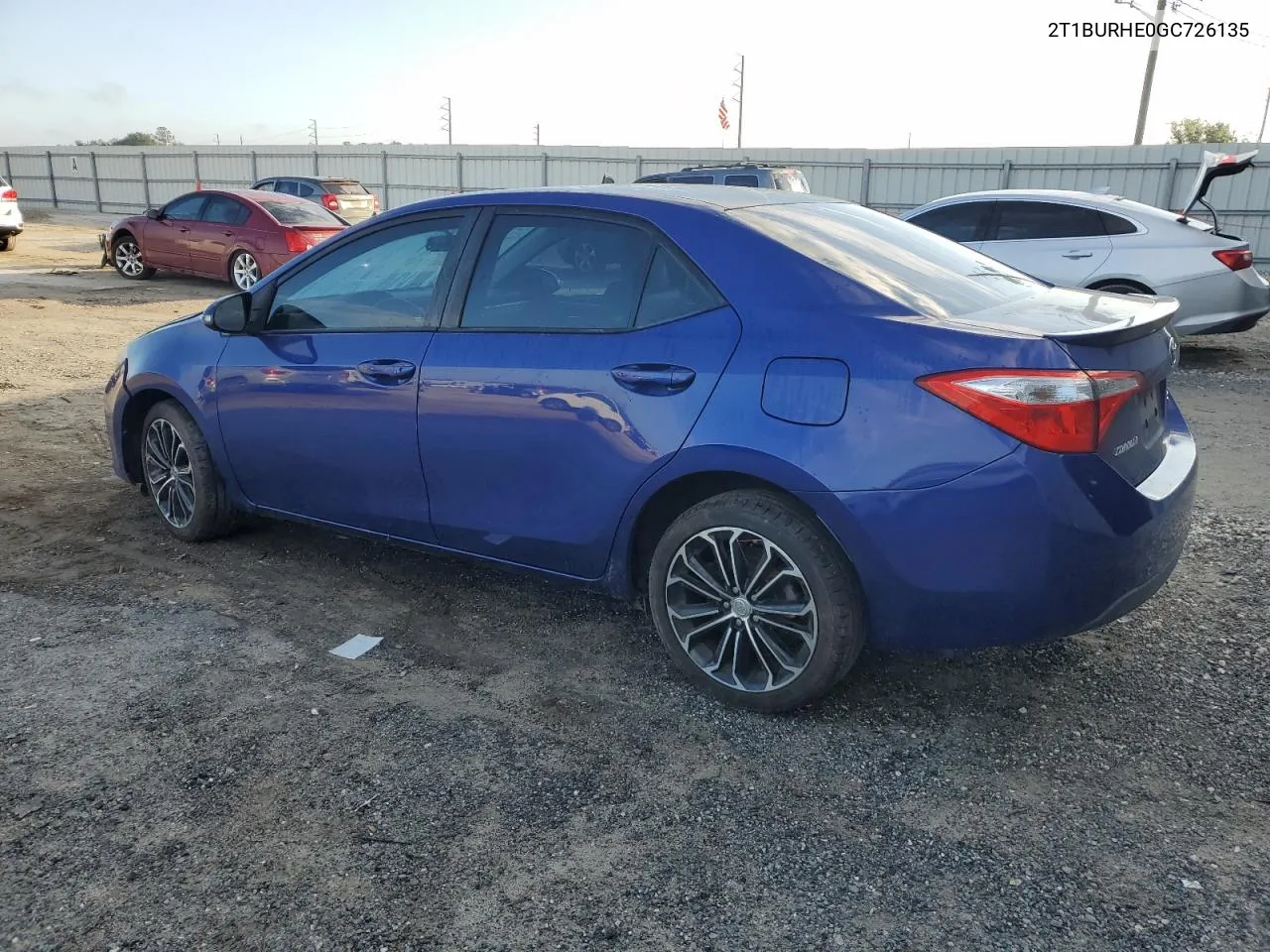 2016 Toyota Corolla L VIN: 2T1BURHE0GC726135 Lot: 79937274