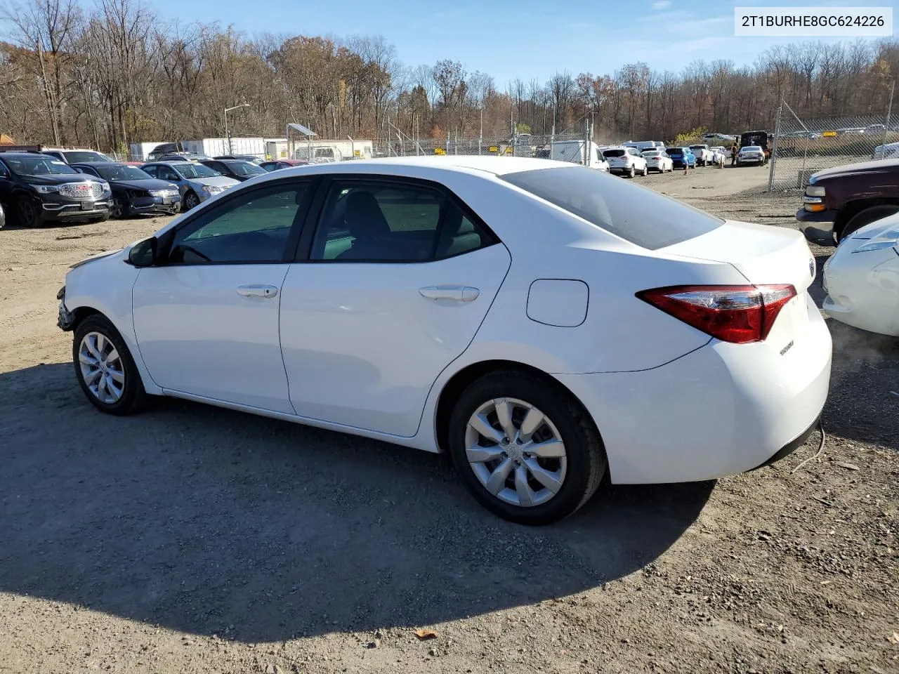 2016 Toyota Corolla L VIN: 2T1BURHE8GC624226 Lot: 79939104